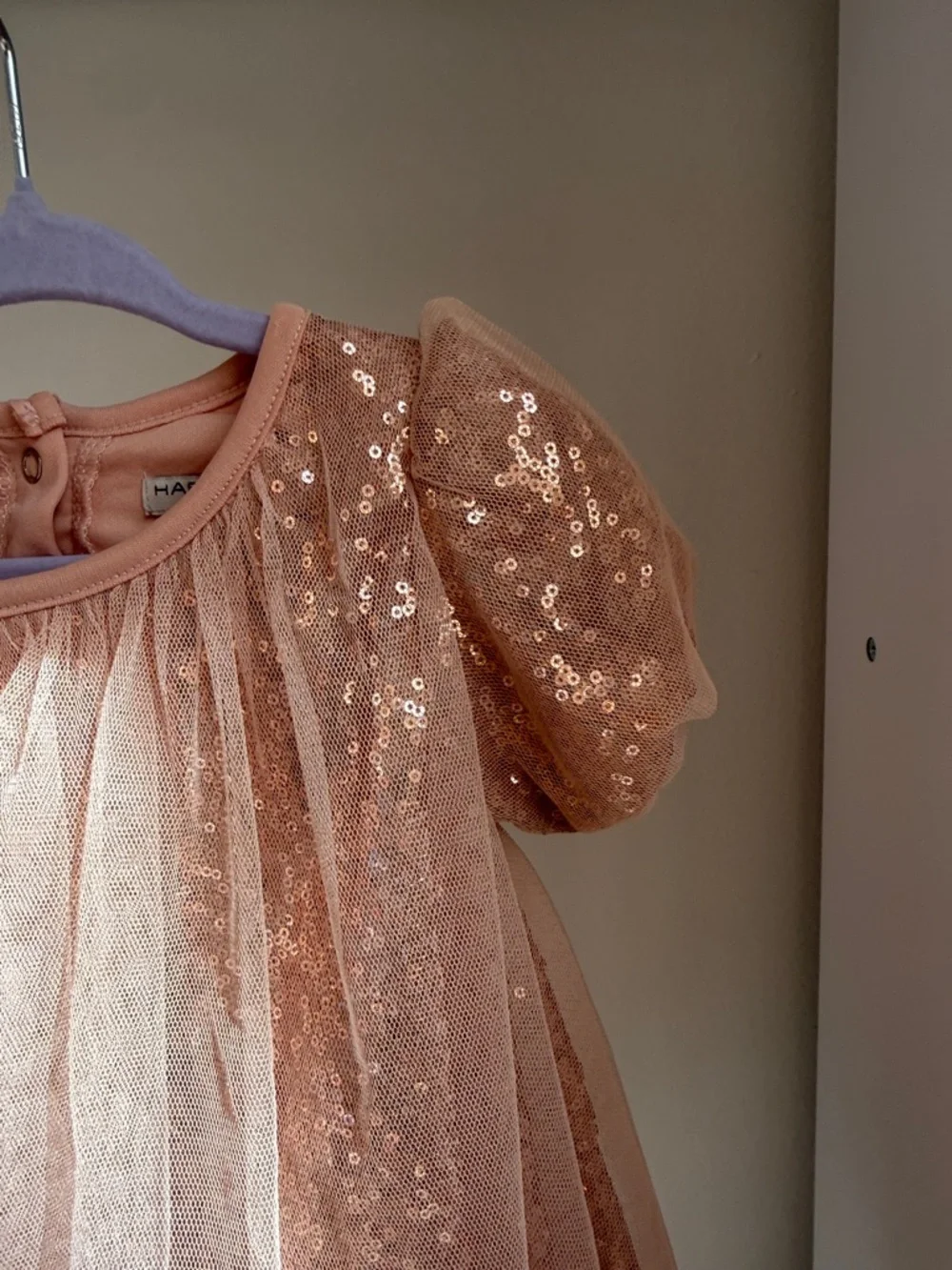Sparkle Pink Sequin Tulle Kids Dress
